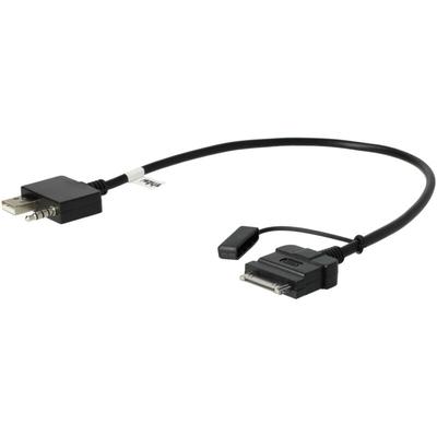 vhbw AUX Line In Adapter Kabel KFZ Radio kompatibel mit Hyundai i30, i40, i40 cw, ix35 Auto,