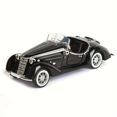 TEMU Vintage Classic Collectible Alloy Diecast Vehicle , 1:32 Scale, , Mechanism, Ideal For 3-6, Battery-free, Gift-ready Replica For Boys