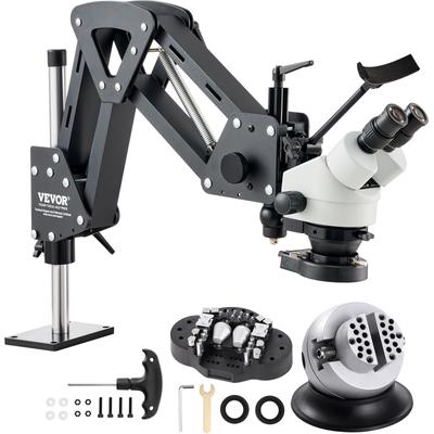 Multi-Directional Microscope with Spring Bracket Micro Jewelry Inlaid Stand Jewelers Microscope for Jewelry Inlay