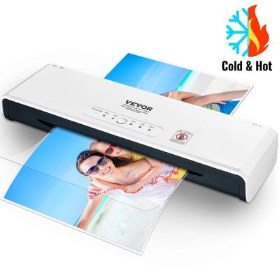 Laminator, 13-inch Laminating Machine, 4 Rollers Hot and Cold Thermal Laminator, for Home, Office, School