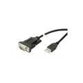 Convertitore Adattatore da usb 2.0 a Seriale Nero - Techly