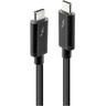 Cavo Thunderbolt™ Thunderbolt™ 3 Spina usb-c®, Spina usb-c® 2.00 m Nero 41557 - Lindy