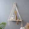 Wall Hanging Shelf Rope Hanging Shelves for Wall Bedroom Shelves Boho Rustic Decor for Bedroom Bathroom Living Room