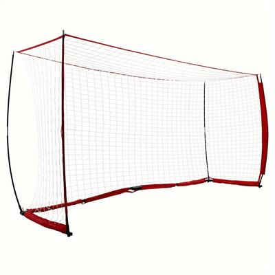 TEMU Portable Soccer Goal Net For Teens/adults, Quick Soccer Net For Backyard, 12x6ft Portable Soccer Goal Bow Style Net