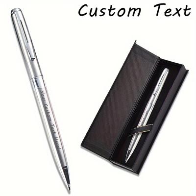 TEMU Metal & Pen - Customizable Or , Box Included - For , , And Presents