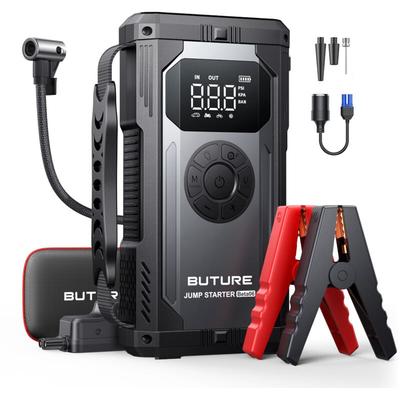 Buture Auto Starthilfe Powerbank mit Luftkompressor, 4000A/23800 mAh/12 V/150PSI Spitzenstrom Image
