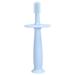 Toddler Toothbrush Training Toothbrush Silicone Toothbrush Extra Soft/Tough Bristles Anti-chocking Anti-Fall Design Blue J