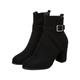 Wide Calf Knee High Boots Womens Shoes Size 8 Ladies Solid Color Pearl Bow Trim Inner Heightening Fashion Mid Boots Wide Calf Knee High Boots Womens Shoes Size 8 (Black, 6.5)