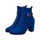 Wide Calf Knee High Boots Womens Shoes Size 8 Ladies Solid Color Pearl Bow Trim Inner Heightening Fashion Mid Boots Wide Calf Knee High Boots Womens Shoes Size 8 (Blue, 7.5)