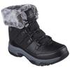 Winterboots SKECHERS "TREGO-", Damen, Gr. 36, schwarz, Lederimitat, Textil, casual, Schuhe Snowboots, Snowboots mit Fellimitat-Besatz