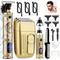 TEMU Hair Trimmer For Men Professional, Hair Clippers For Men, Nose Hair Trimmer Set Cordless Electric Men