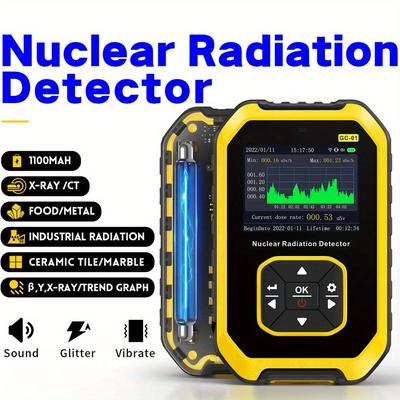 TEMU Gm Counter Tube Nuclear Radiation Detector X-ray Monitor