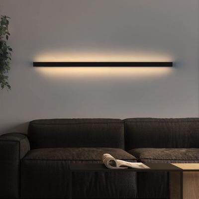 Gbly - LED-Wandleuchte für den Innenbereich – moderne 80 cm, 27 w, Flur, warmweiß, Flurlampe, Image