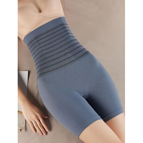 Damenhöschen mit hoher Taille, flach, nahtlos, körperformende Boxershorts, Sicherheitsshorts, schlankmachende Unterwäsche, Heim-Outfits Image