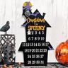 Holz Countdown Halloween Sarg Kalender Urlaub Party Countdown Ornament