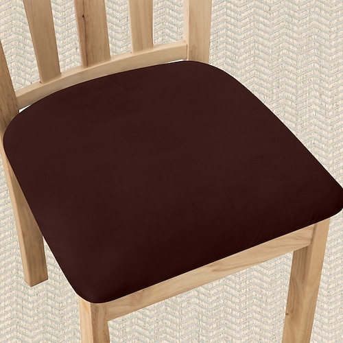 Sitzbezüge für Esszimmer und Hocker Stuhlhussen dehnbare und langlebige Möbelschoner für eine stilvolle und gemütliche Wohnkultur Image
