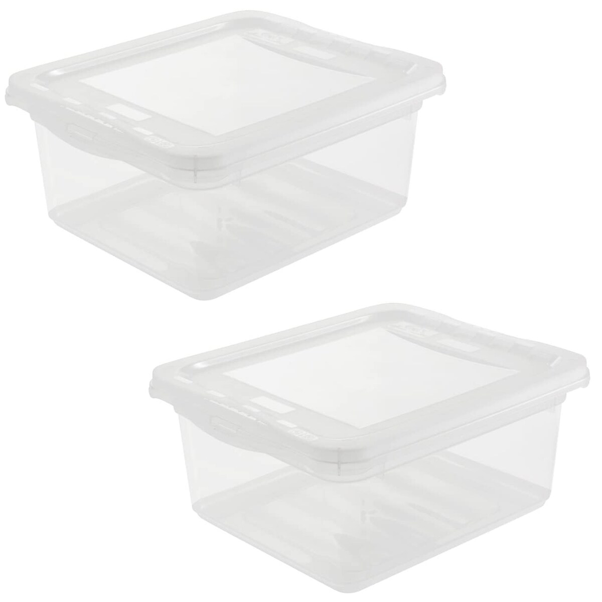 Keeeper Bea - Packung mit 2 Aufbewahrungsboxen 19,5 x 16,5 x 8,5 cm, naturtransparent Image