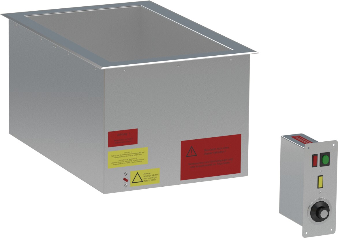 HAGOLA Bain Marie "Valencia", 1xGN1/1 400x302x600mm (BxHxT) nur mit Ablauf, steckerfertig Image