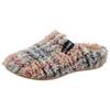 Pantoffel VERBENAS "York Gales", Damen, Gr. 42, bunt (beige, kariert), Textil, klassisch, Schuhe Hausschuh Pantoffeln, in karierter Optik