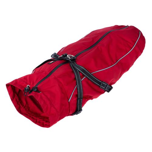 TIAKI Hundemantel Harness Arkon Rot Rückenlänge: 55cm