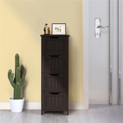 TEMU 32.5 Inch Tall Free-standing Bathroom Floor Cabinet With 4 Drawers Cabinet