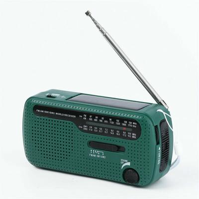 AM FM Radio NOAA Handkurbel-Dynamo-Radio, Solarradio, Multifunktions-Notfallradio mit LED-Lampe, Image
