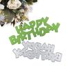 1pc Happy Birthday Creative New Metal Cutting Dies Scrapbook Embossing Paper Craft Album