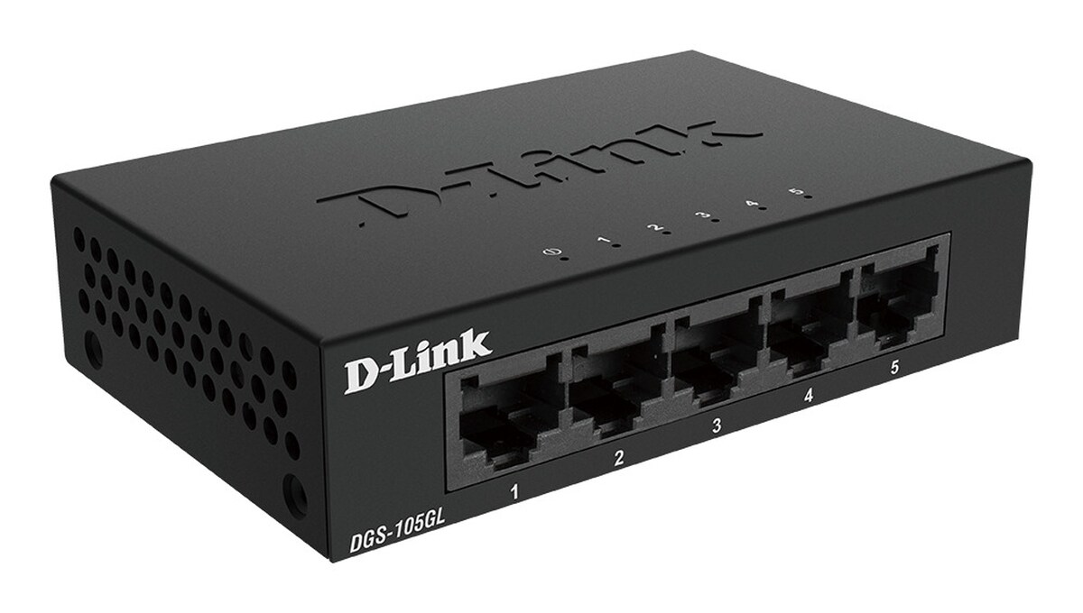 D-Link DGS-105GL 5-Port Gigabit Light Switch ohne IGMP Image