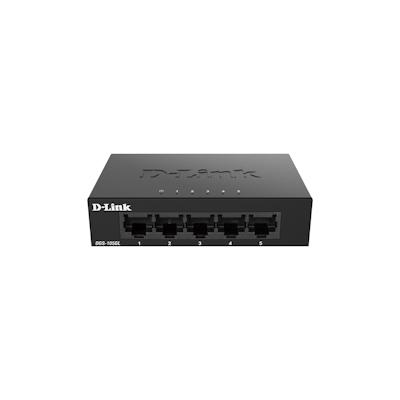 D-Link DGS-105GL/E 5-Port Gigabit Switch Light, Layer2 ohne IGMP