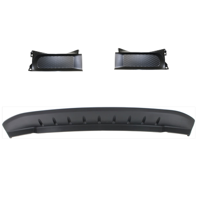 2017 Ram 1500 3-Piece Kit Front Valance, For Models With 2-Piece Bumper Type, Type 3, Air Dam, Textured Includes (1) Bumper Trim and (1) Valance