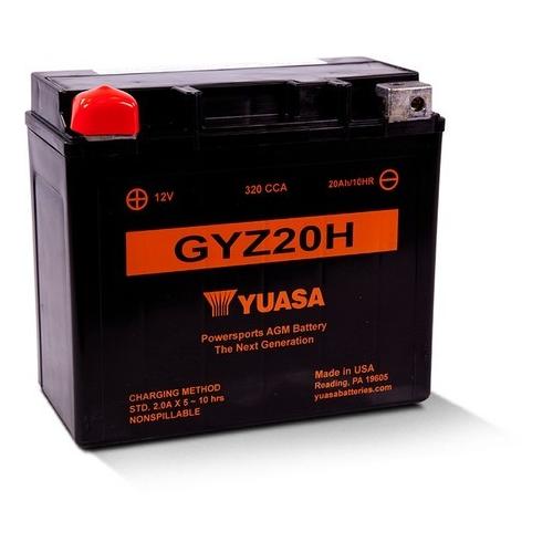 YUASA GYZ20H 12V 20Ah 320A Starterbatterie 21Ah für HARLEY-DAVIDSON MC