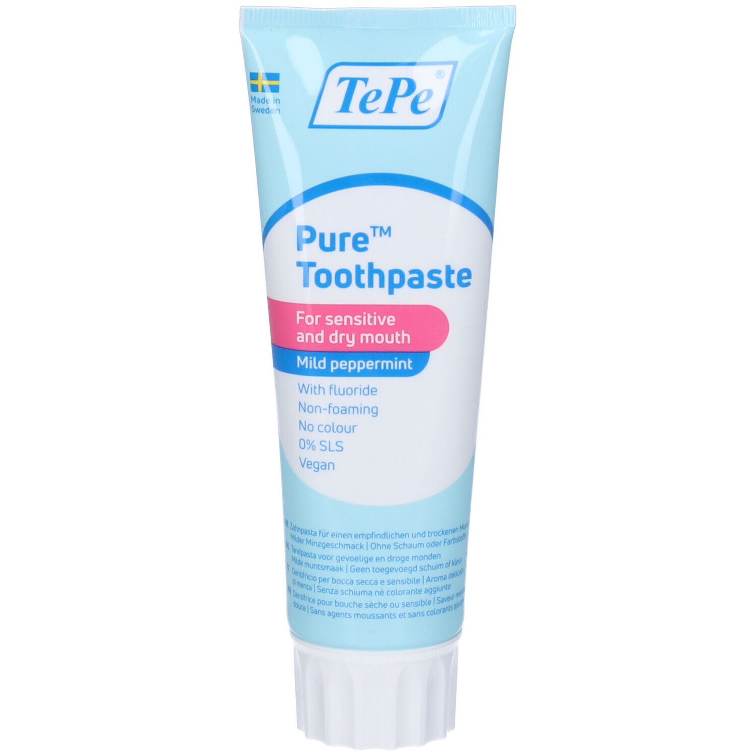TePe Pure Dentifricio Menta Piperita Delicata 75 ml
