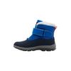Outdoorwinterstiefel JACK WOLFSKIN "VOJO SHELL TEXAPORE MID VC K", Kinder, Gr. UK 13 - EU 32, Normalschaft, blau (crisp, cobalt), Hauptmaterial: Leather ; ;Second Material: Synthetic; Futter: Texapore Ecosphere Pro ;Sole: Rubber / EVA; 100% Rubber/...