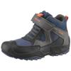 Winterstiefel GEOX "J NEW SAVAGE BOY B ABX", Kinder, Gr. 28, blau (blau, grau), Lederimitat, Textil, casual, Schuhe, Trekkingboots, Winterstiefel, Kindergartenschuh mit Warmfutter