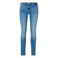 Skinny-fit-Jeans TOMMY JEANS "Tommy Jeans - Damenjeans SOPHIE Low Waist Skinny Fit" Gr. 30, Länge 34, blau (denim medium) Damen Jeans Röhrenjeans mit niedriger Leibhöhe