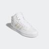 Sneaker ADIDAS SPORTSWEAR "RAPID COURT MID", Gr. 44, weiß (cloud weiß, core weiß, cloud weiß), Leder, Synthetik, sportlich, Schuhe