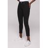Slim-fit-Jeans SOCCX, Damen, Gr. 26, Länge 30, schwarz, Material: 63% Baumwolle, 25% Polyester, 10% Viskose, 2% Elasthan, Zusatz: Enthält nichttextile Teile tierischen Ursprungs (Badge), unifarben, casual, slim fit, Jeans, mit normaler Leibhöhe