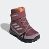 Winterstiefel ADIDAS TERREX "TERREX SNOW HOOK-AND-LOOP COLD.RDY WINTER", Gr. 38, rot (quiet crimson, silber dawn, amber tint), Textil, Synthetik, sportlich, Schuhe, wasserdicht und wärmend