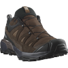 Wanderschuh SALOMON "X ULTRA 360 LEATHER GORE-TEX", Gr. 42, braun (schwarz earth), Nubukleder, Synthetik, sportlich, Schuhe, wasserdicht