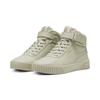Winterboots PUMA "CARINA 2.0 MID WTR", Damen, Gr. 42, braun (desert dust, puma gold), Leder, unifarben, sportlich, Schuhe, Sneakerboots, Winterschuhe