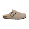 Hausschuh CMP "NAVARRO WMN SLIPPERS", Damen, Gr. 37, beige (sesamo), Leder, sportlich, Schuhe