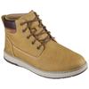 Schnürboots SKECHERS "GARLAN", Herren, Gr. 41, braun (camelfarben), Lederimitat, casual, Schuhe, Schnürstiefel, Boots mit dämpfender Sohlentechnologie