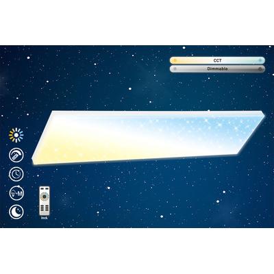 BRILONER LEUCHTEN LED Panel "FRAMELESS", weiß, Lampen Image