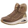 Keilsneaker SKECHERS ""UNO RUGGED"" Gr. 38, bunt (braun-goldfarben) Damen Schuhe Sneaker, Keilsneaker, Winterboots mit hochwertiger Dämpfung