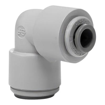 John Guest® PM210804S 5/16" x 5/32" Gray Acetal Push-To-Connect Reducing Elbow