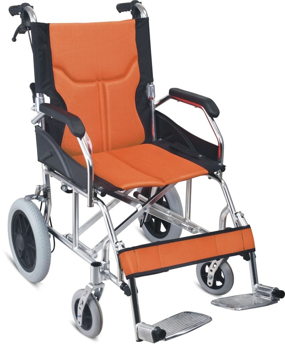 Ausilium Carrozzina Pieghevole Ultraleggera in Alluminio da Transito 1