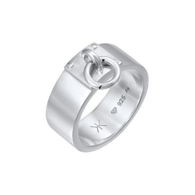 KUZZOI Silber Kreis Kette 925 Sterling 60 Herren Image