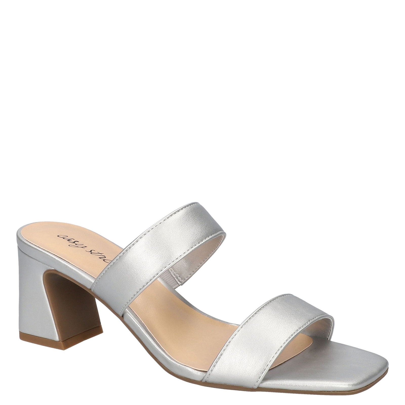 Easy Street Clovelle - Womens 6.5 Metallic,Silver Sandal W