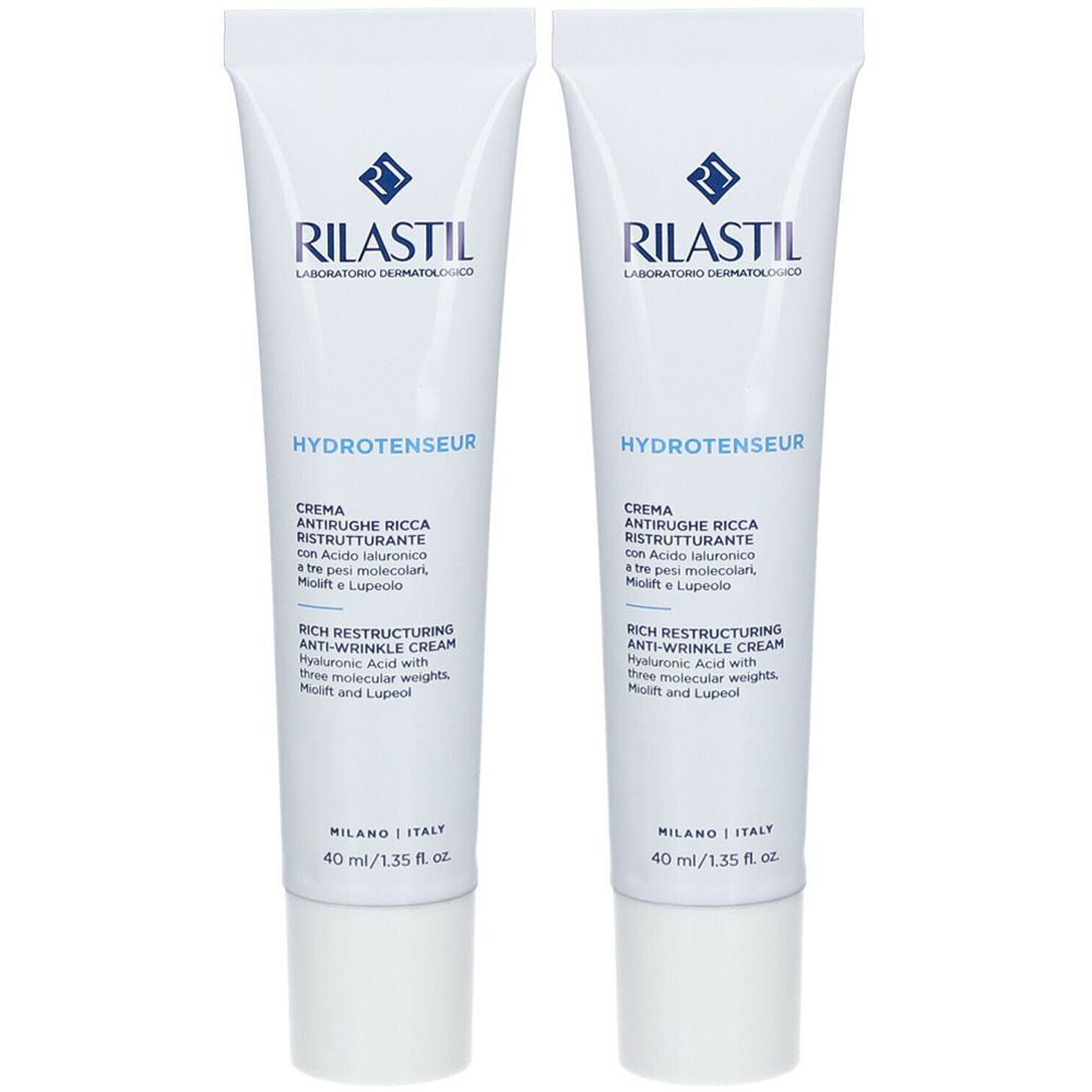 RILASTIL® Hydrotenseur Crema Antirughe Ricca Ristrutturante 2x40 ml