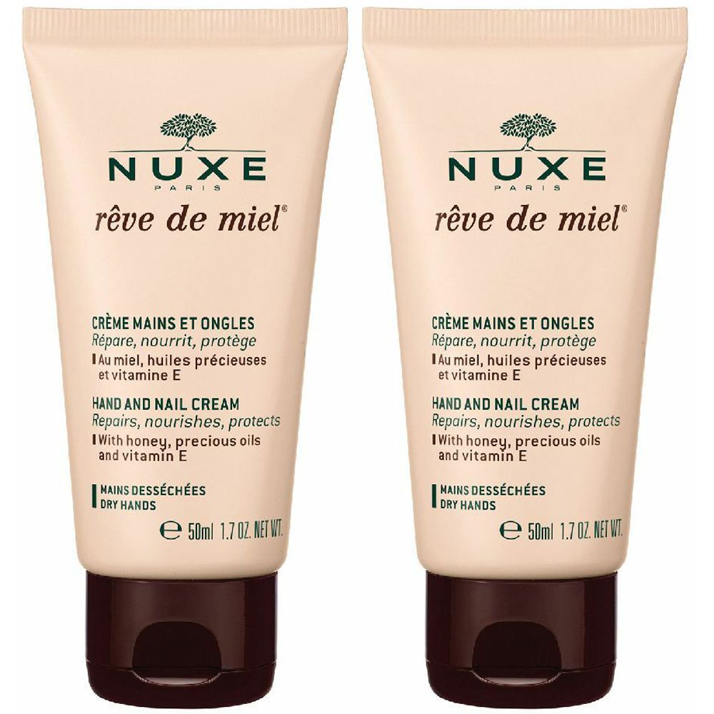 Nuxe Rêve De Miel® Crema Mani E Unghie Al Miele 2x50 ml